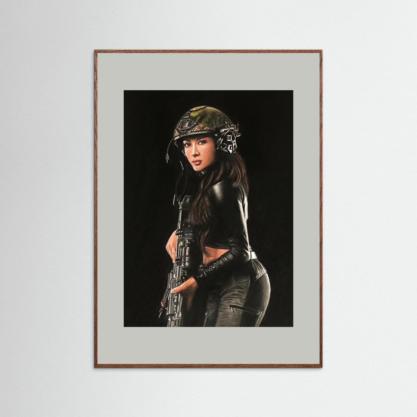 Shadow Hunter Framed Fine Art Print