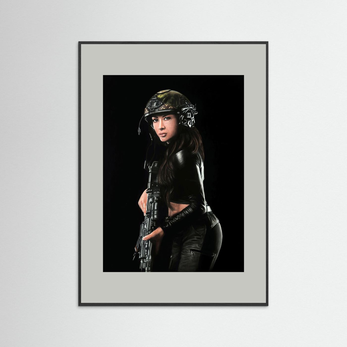 Shadow Hunter Framed Fine Art Print