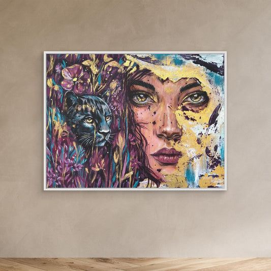 The Golden Tear Canvas Art Print