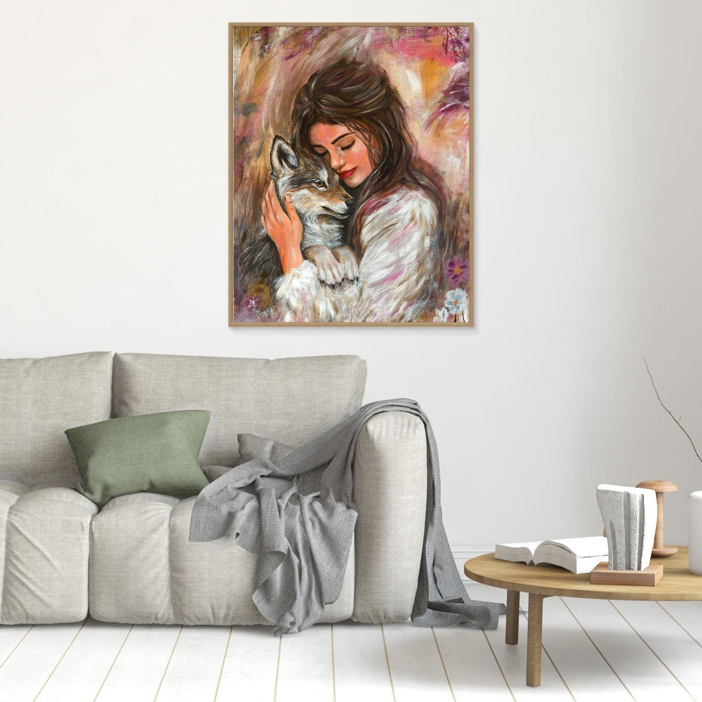  Where The Wild Finds Home Framed Canvas Print