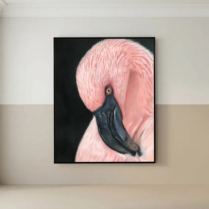 Flamingo Serenity Canvas Art Print