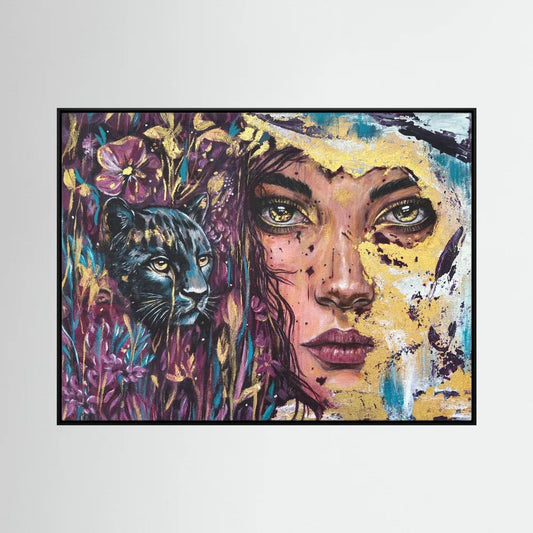 The Golden Tear Canvas Art Print