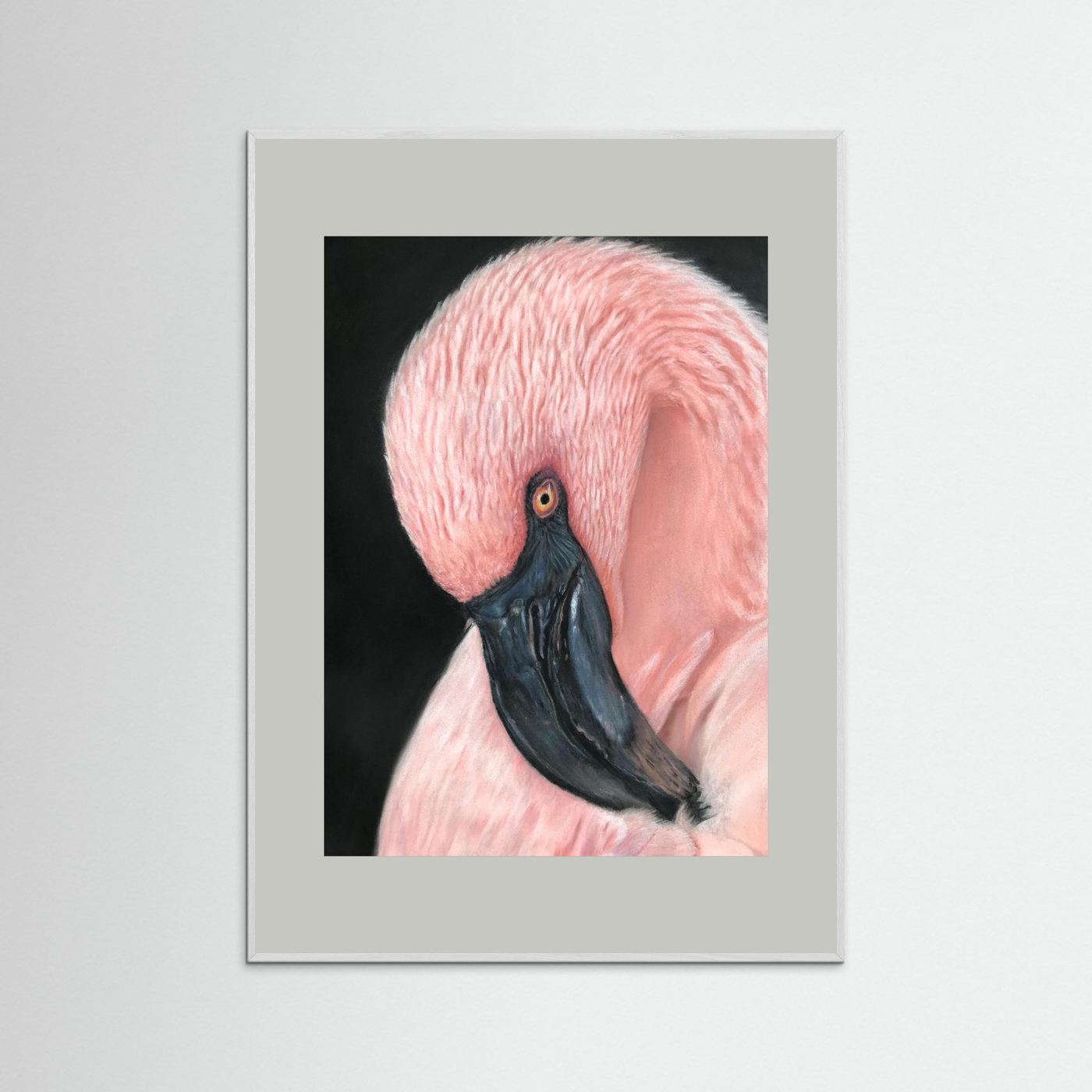Flamingo Serenity Framed Fine Art Print