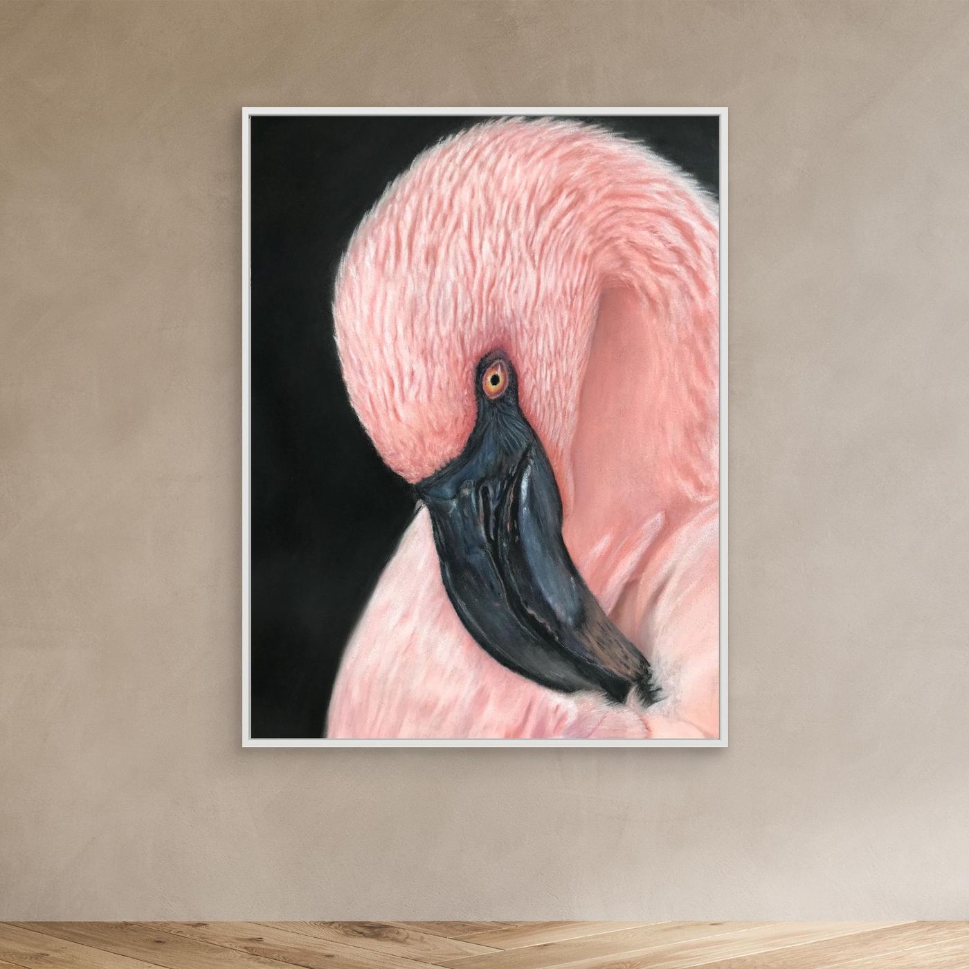 Flamingo Serenity Canvas Art Print