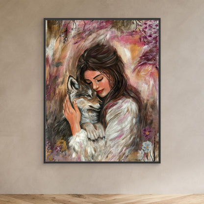Where The Wild Find Home Canvas Art Print