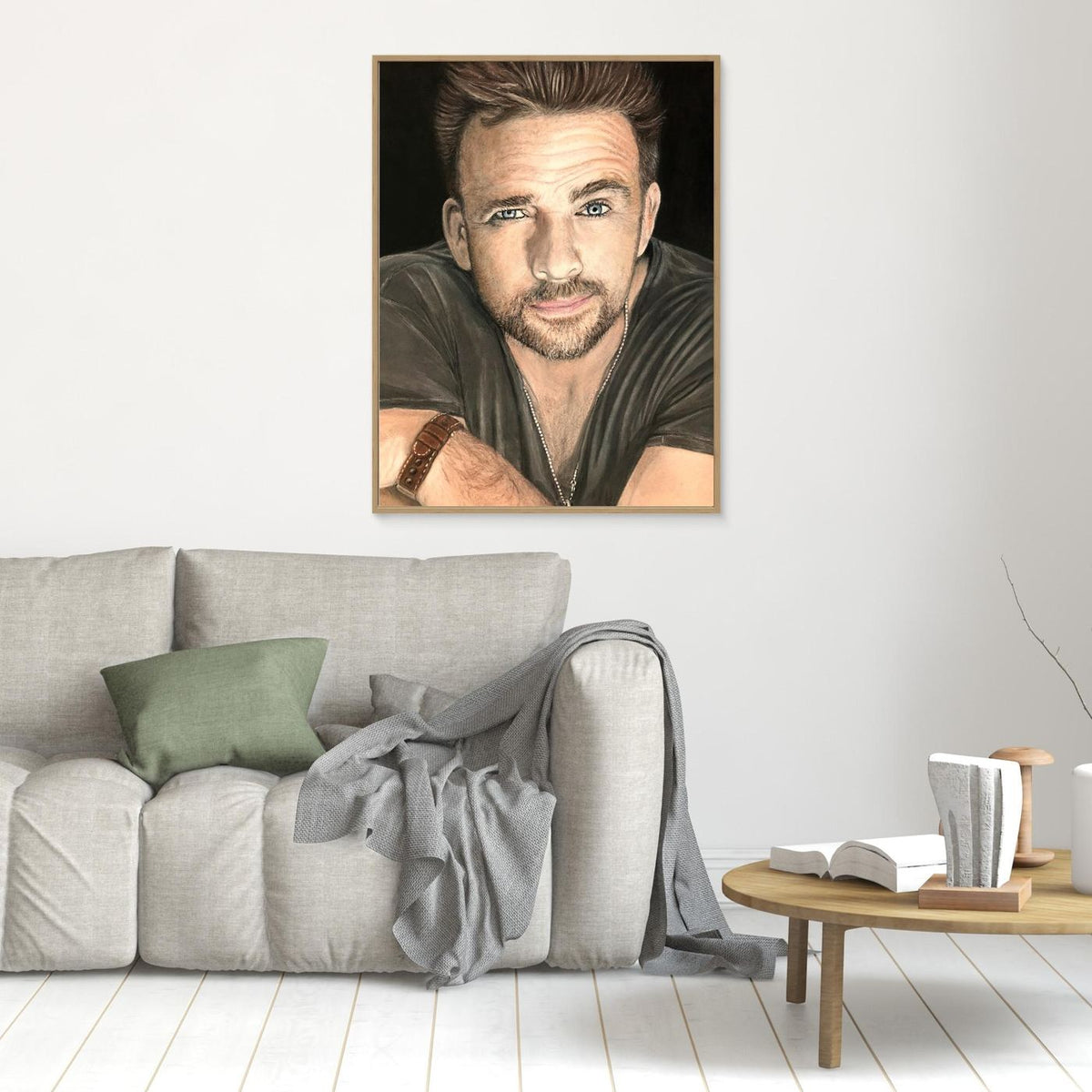 The Lifted Brow Canvas Art Print