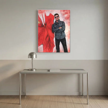 Echoes In Red Canvas Art Print