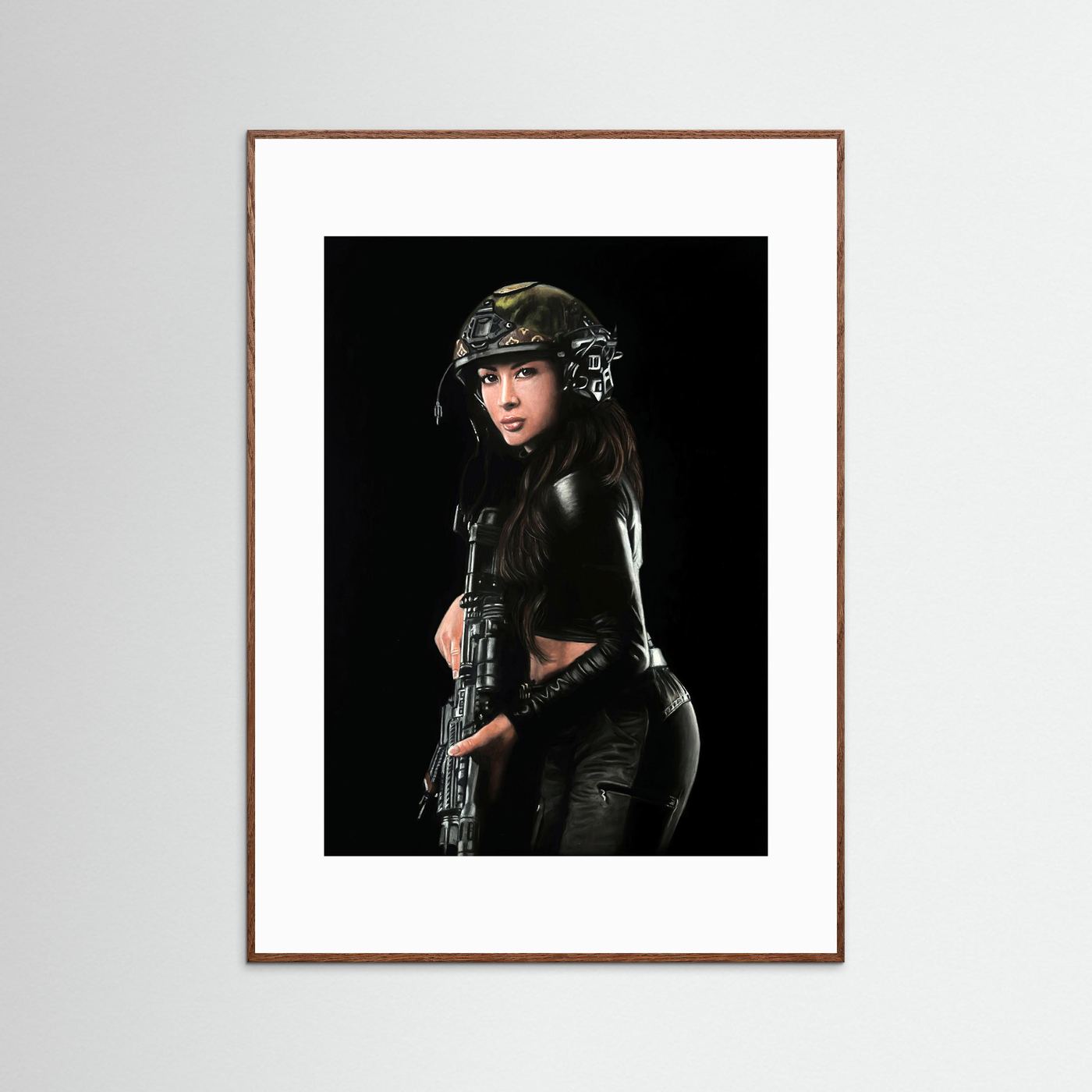Shadow Hunter Framed Fine Art Print