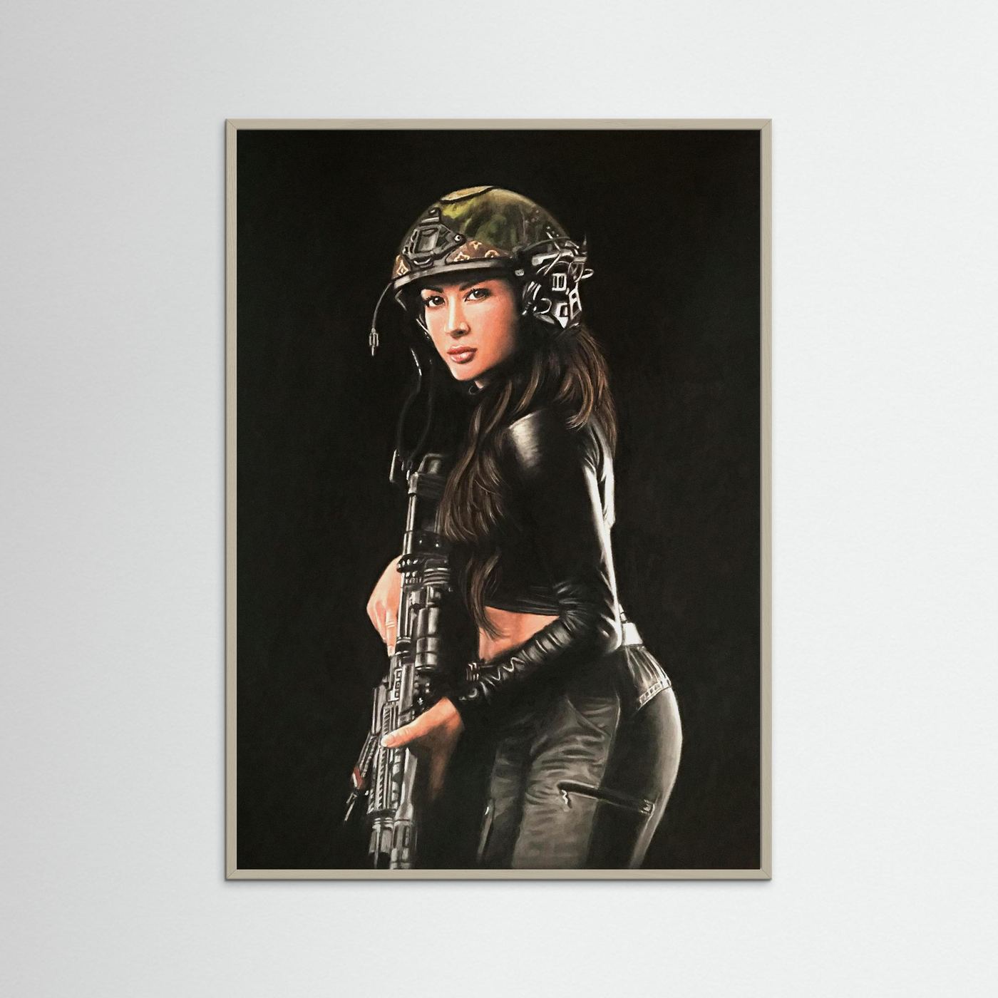 Shadow Hunter Framed Fine Art Print