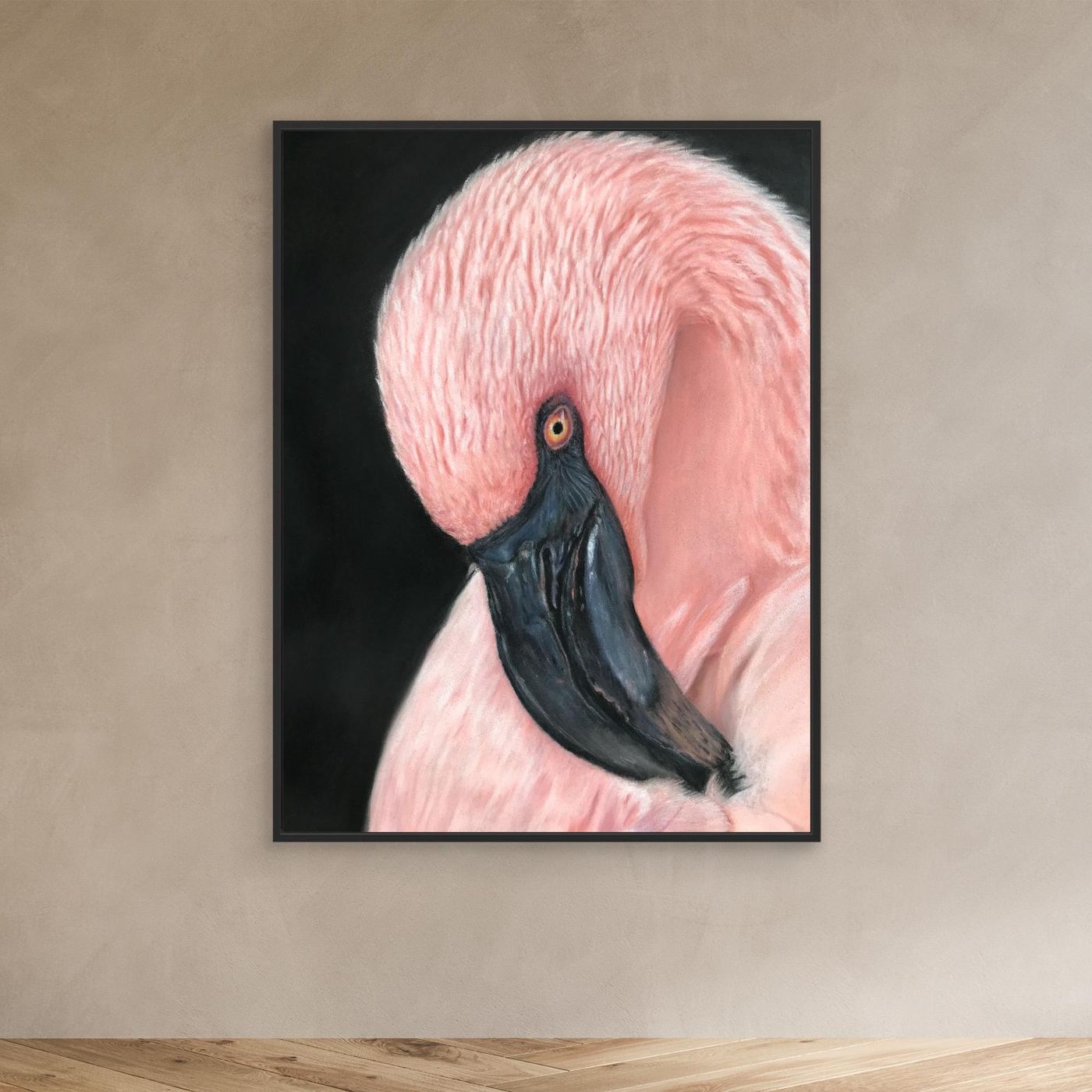 Flamingo Serenity Canvas Art Print