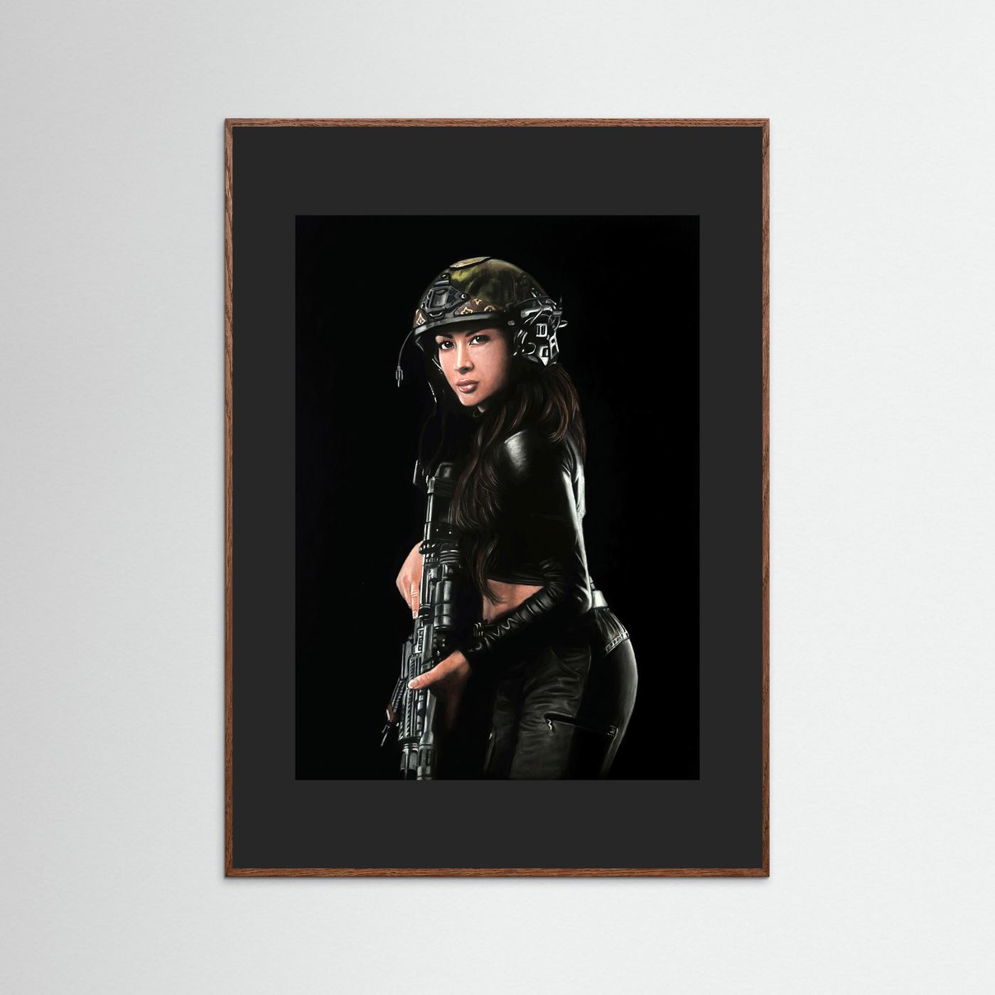 Shadow Hunter Framed Fine Art Print