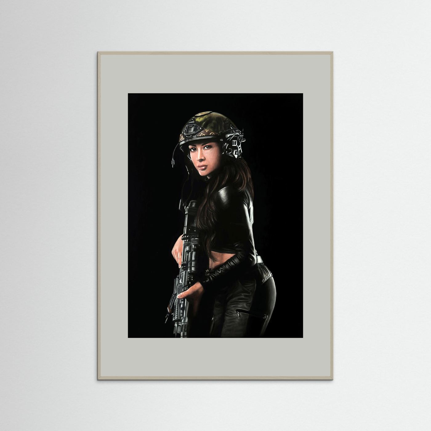 Shadow Hunter Framed Fine Art Print