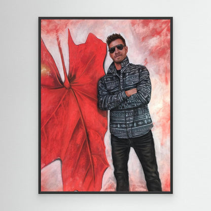 Echoes In Red Canvas Art Print