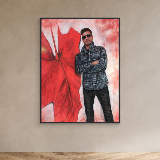 Echoes In Red Canvas Art Print