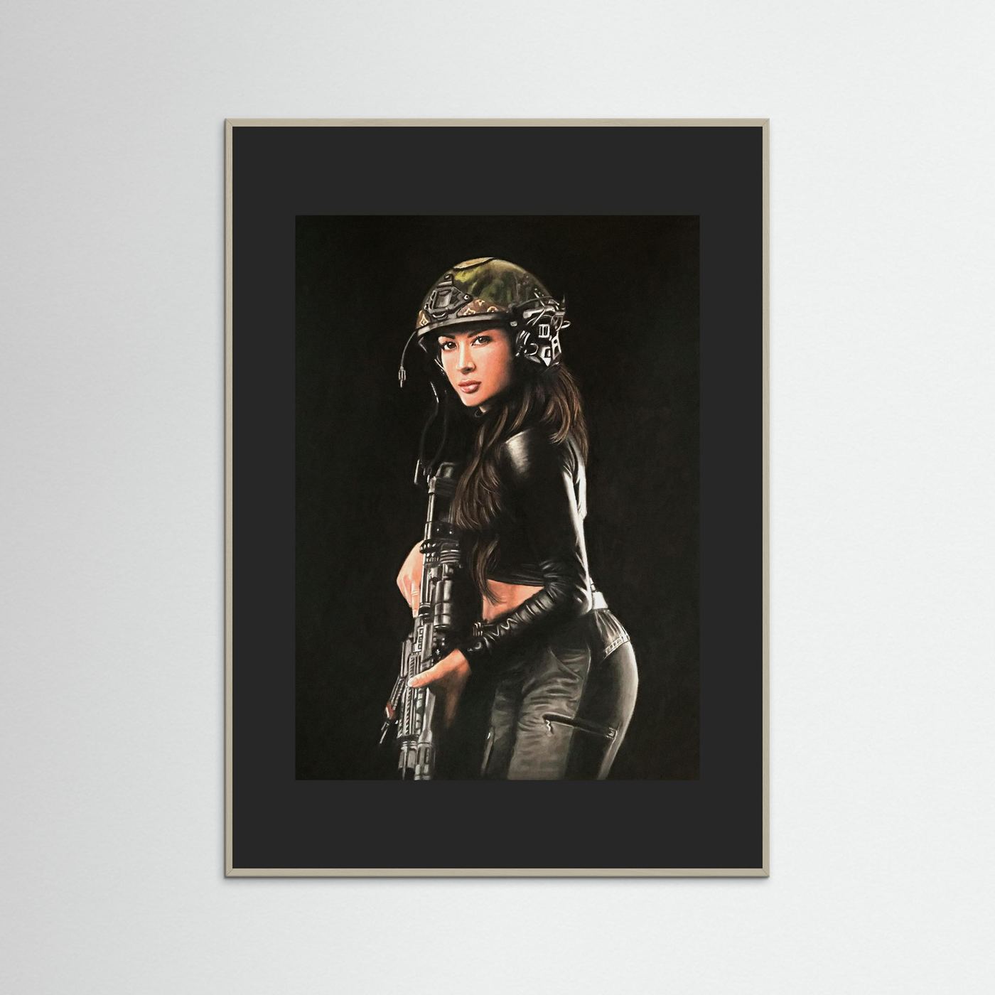 Shadow Hunter Framed Fine Art Print