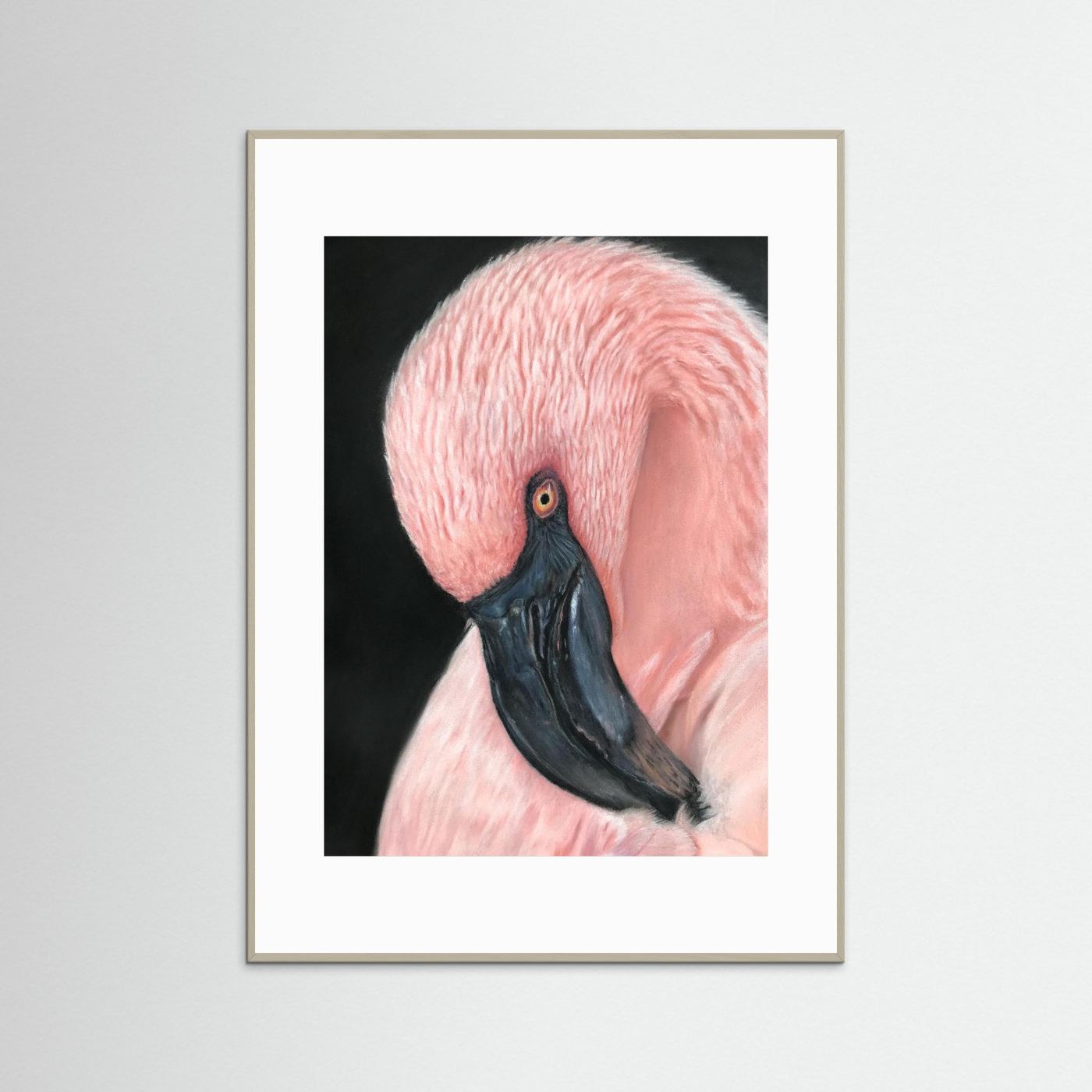 Flamingo Serenity Framed Fine Art Print
