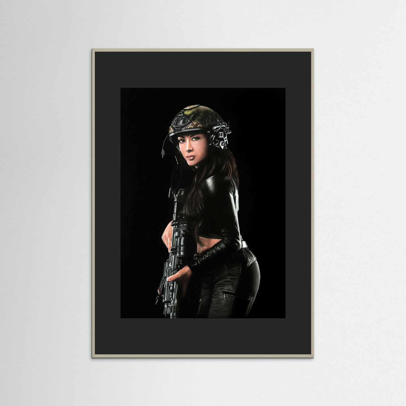 Shadow Hunter Framed Fine Art Print