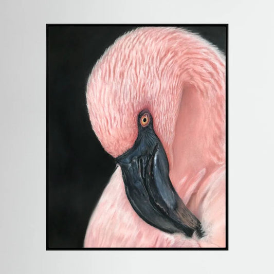 Flamingo Serenity Canvas Art Print