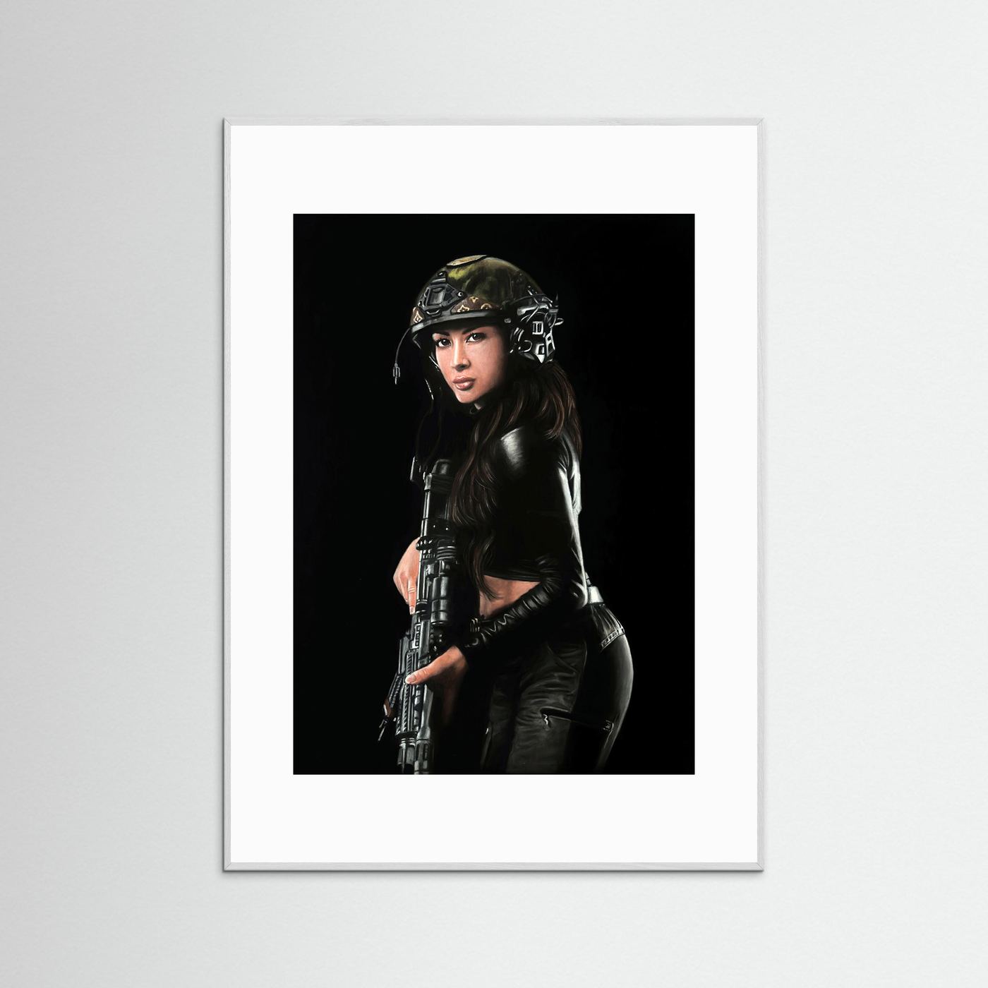 Shadow Hunter Framed Fine Art Print