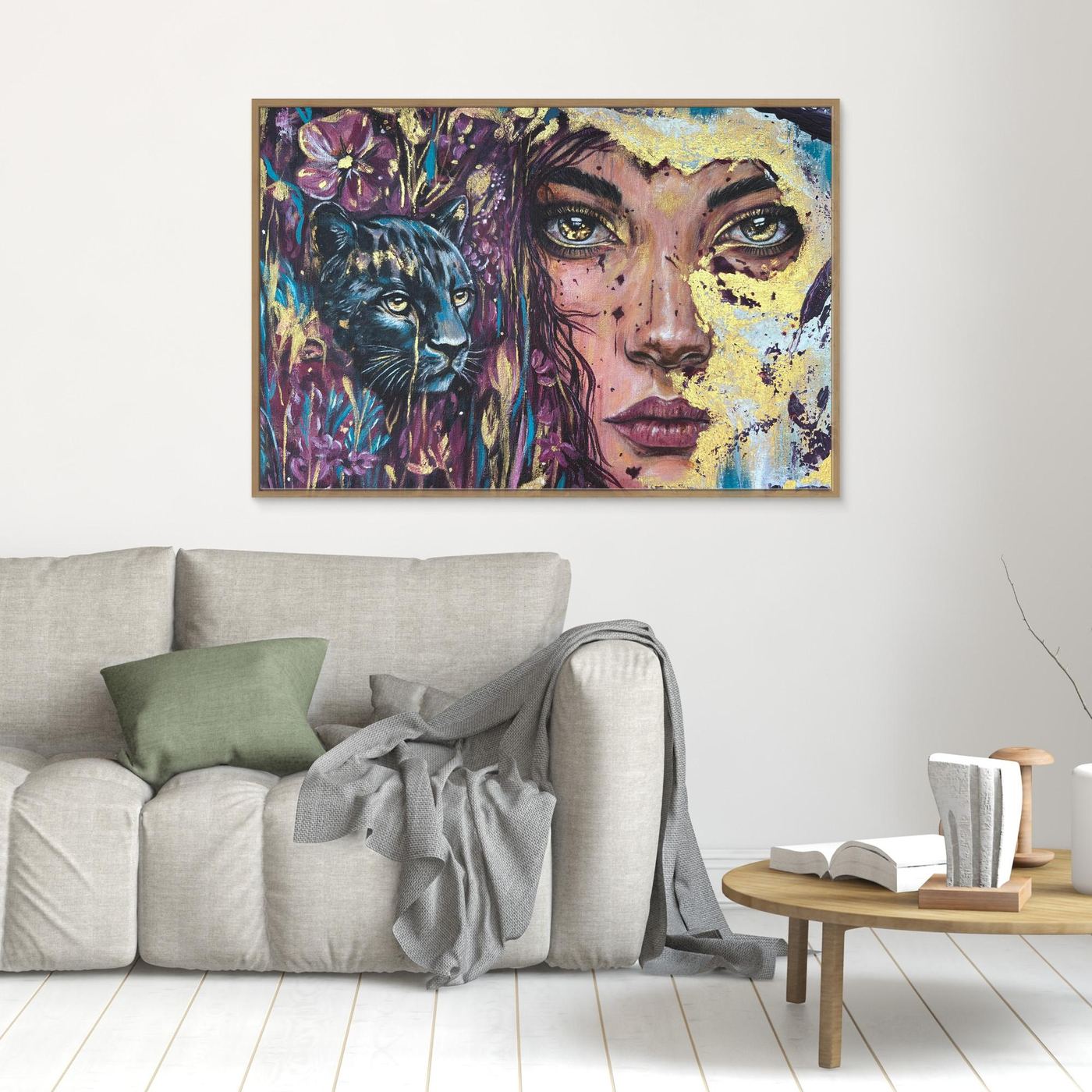 The Golden Tear Canvas Art Print