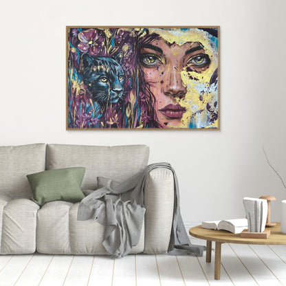 The Golden Tear Canvas Art Print