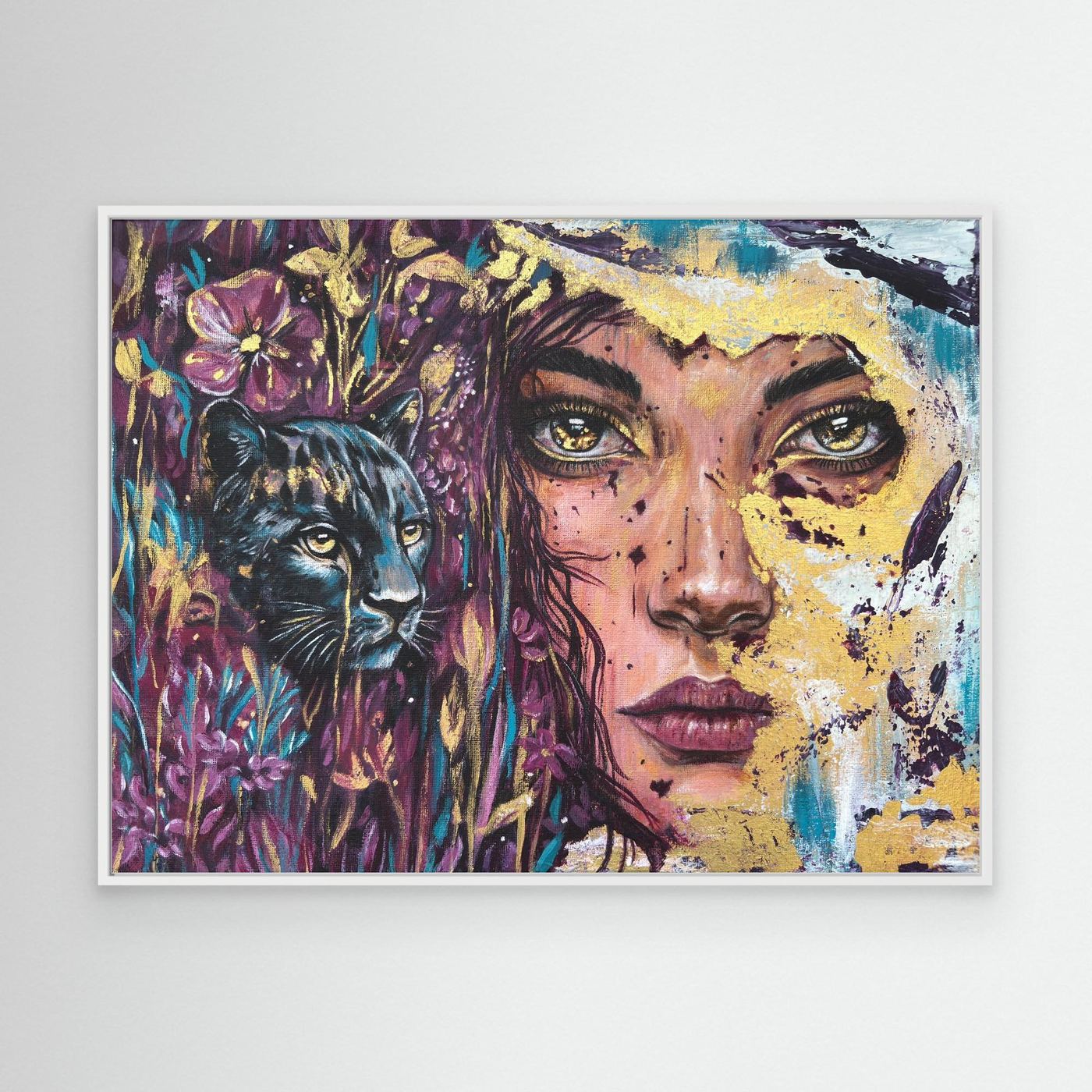 The Golden Tear Canvas Art Print