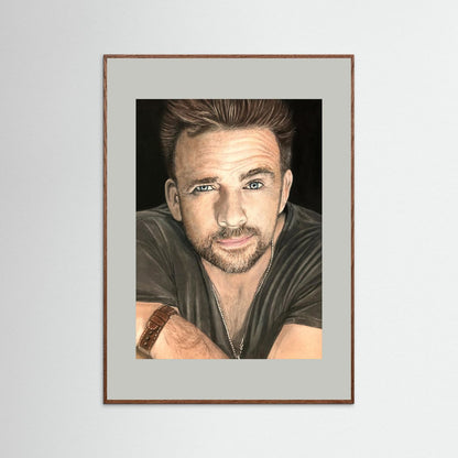The Lifted Brow Framed Fine Art Print