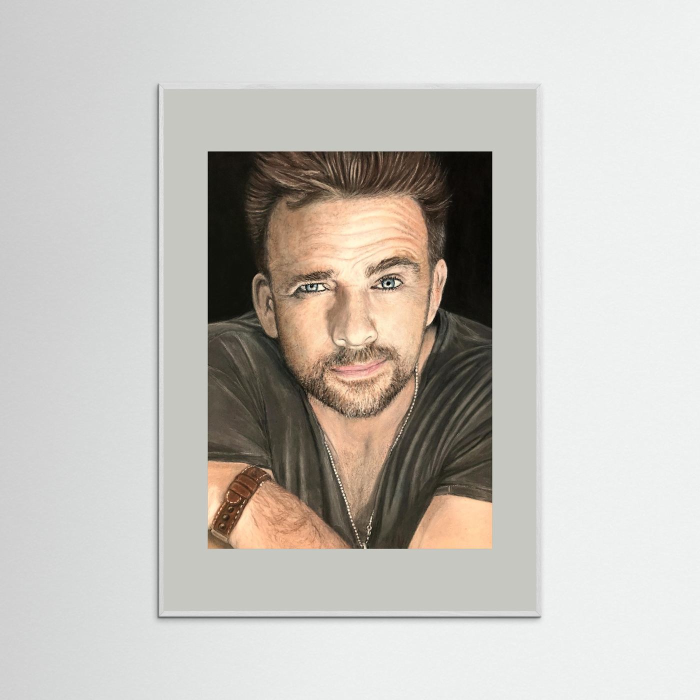 The Lifted Brow Framed Fine Art Print