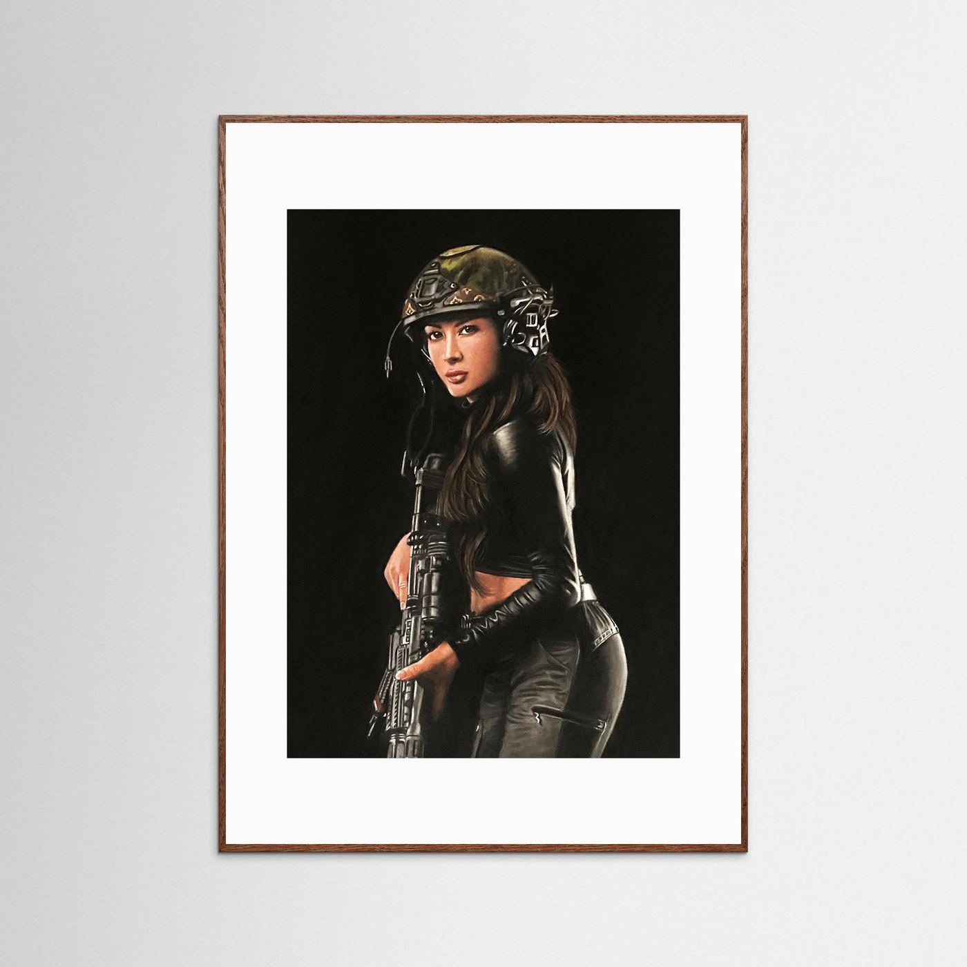Shadow Hunter Framed Fine Art Print
