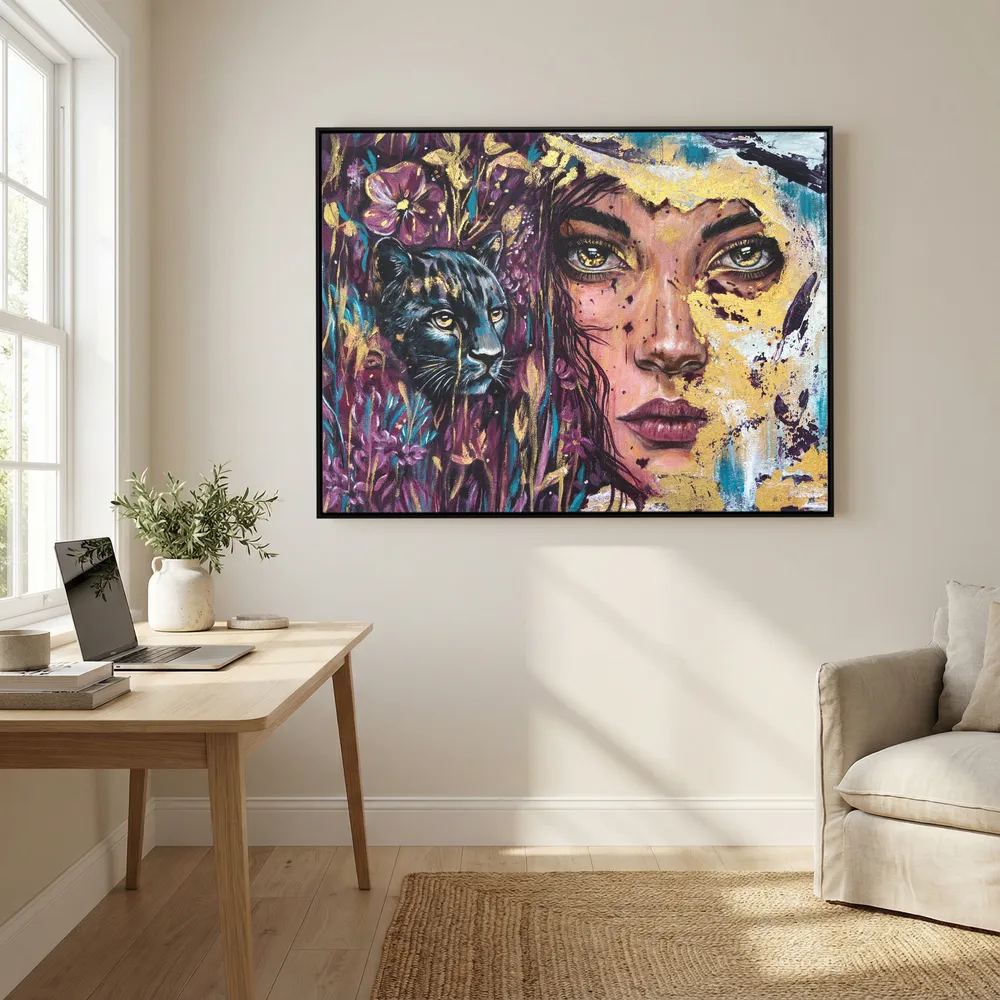 The Golden Tear Canvas Art Print