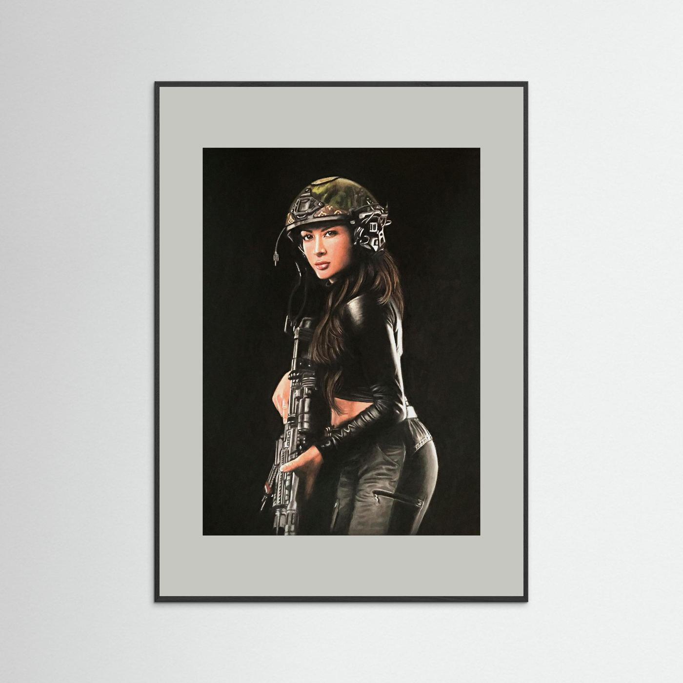 Shadow Hunter Framed Fine Art Print
