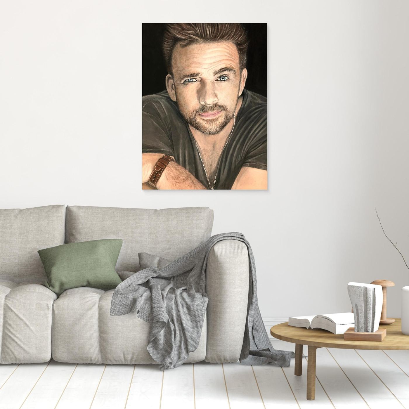 The Lifted Brow Canvas Art Print