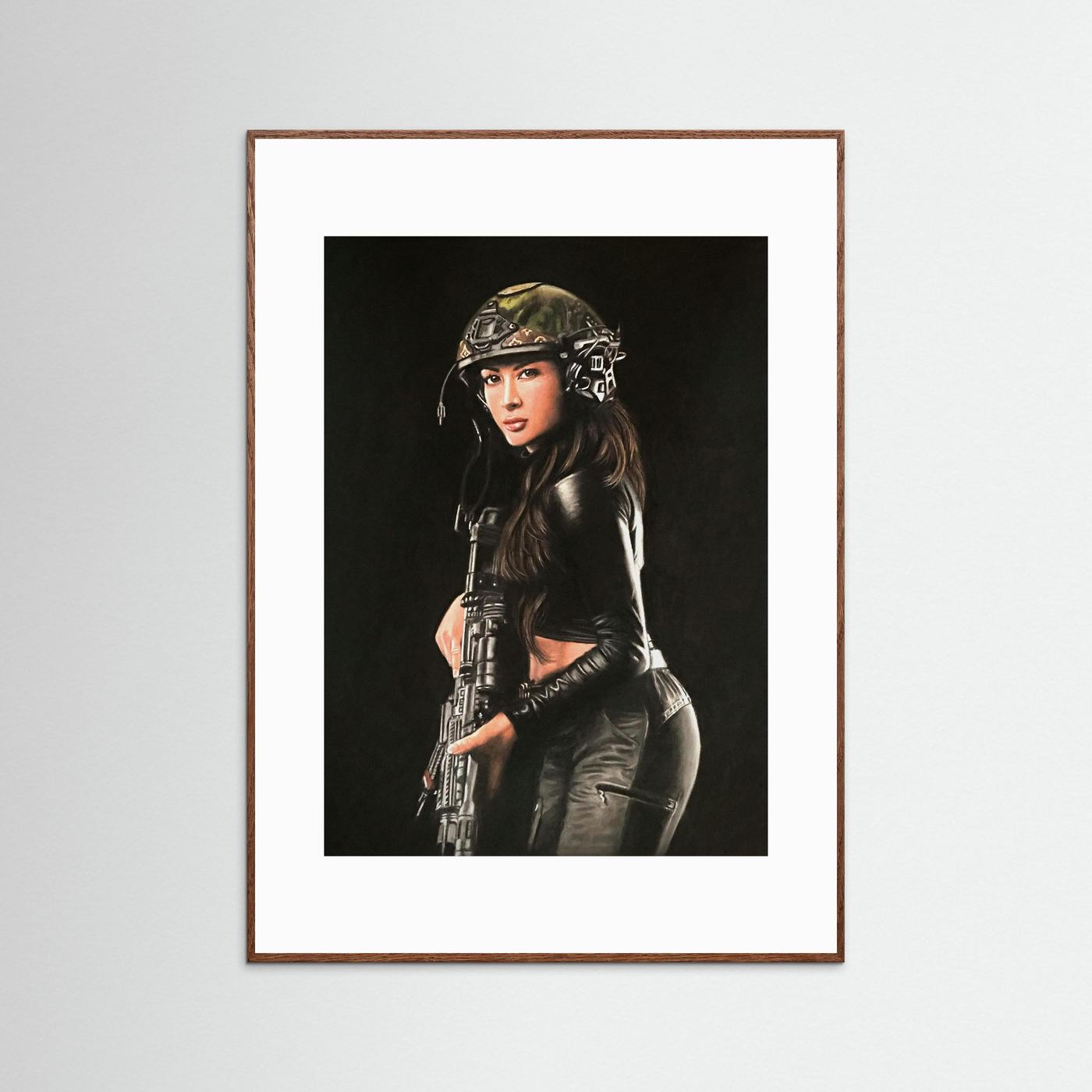 Shadow Hunter Framed Fine Art Print