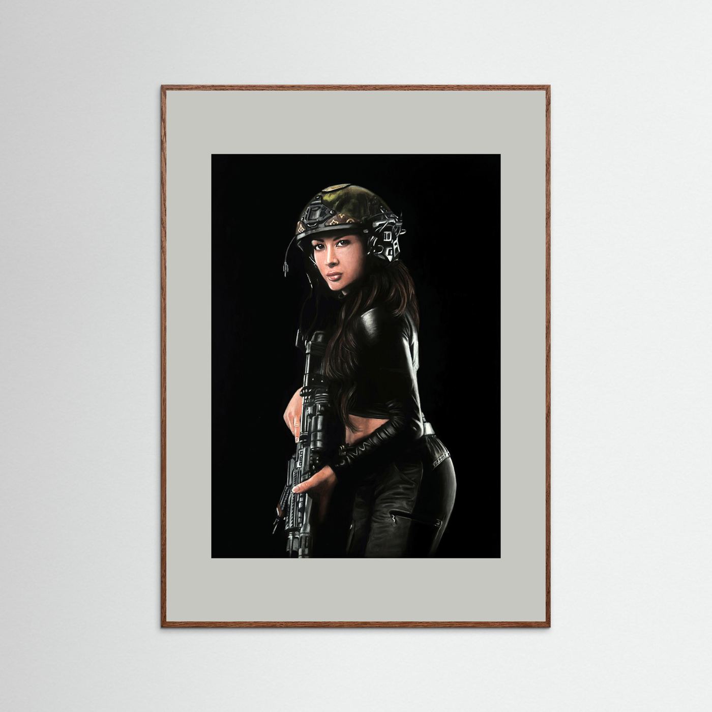 Shadow Hunter Framed Fine Art Print