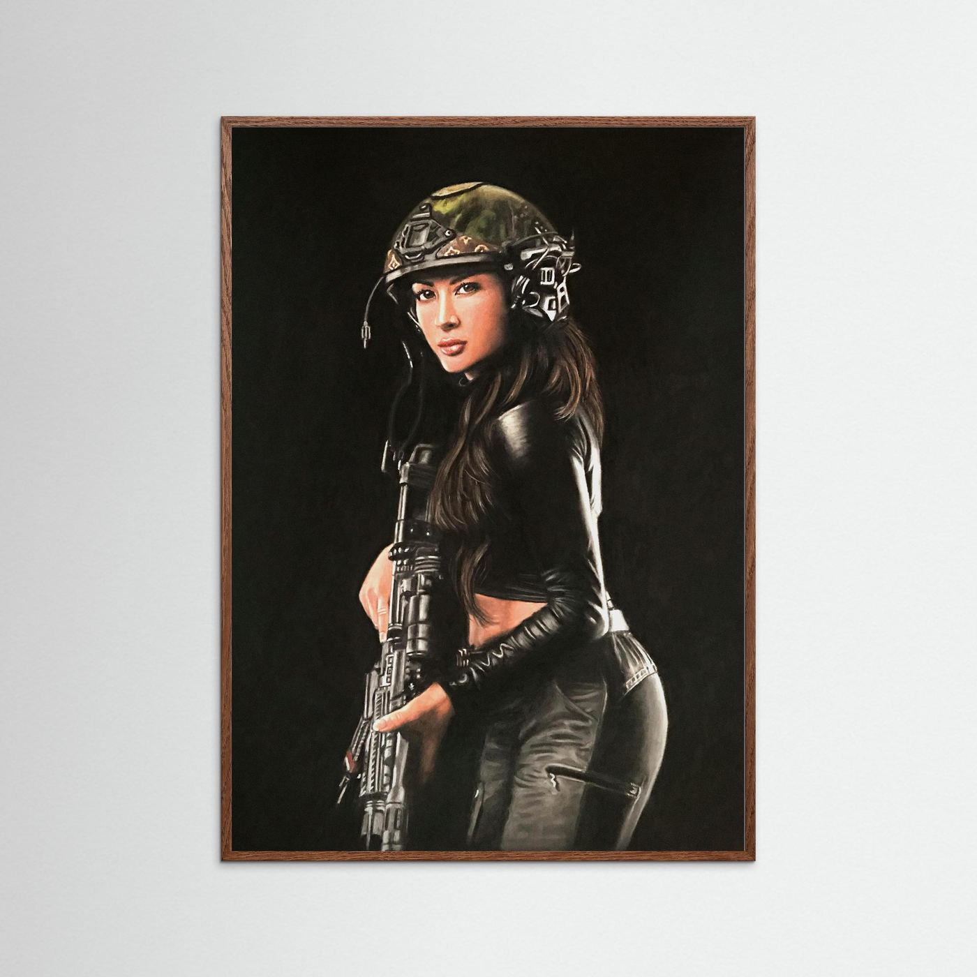 Shadow Hunter Framed Fine Art Print