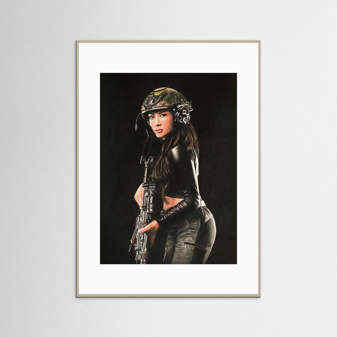 Shadow Hunter Framed Fine Art Print