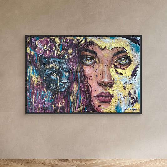 The Golden Tear Canvas Art Print