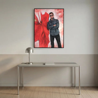 Echoes In Red Canvas Art Print
