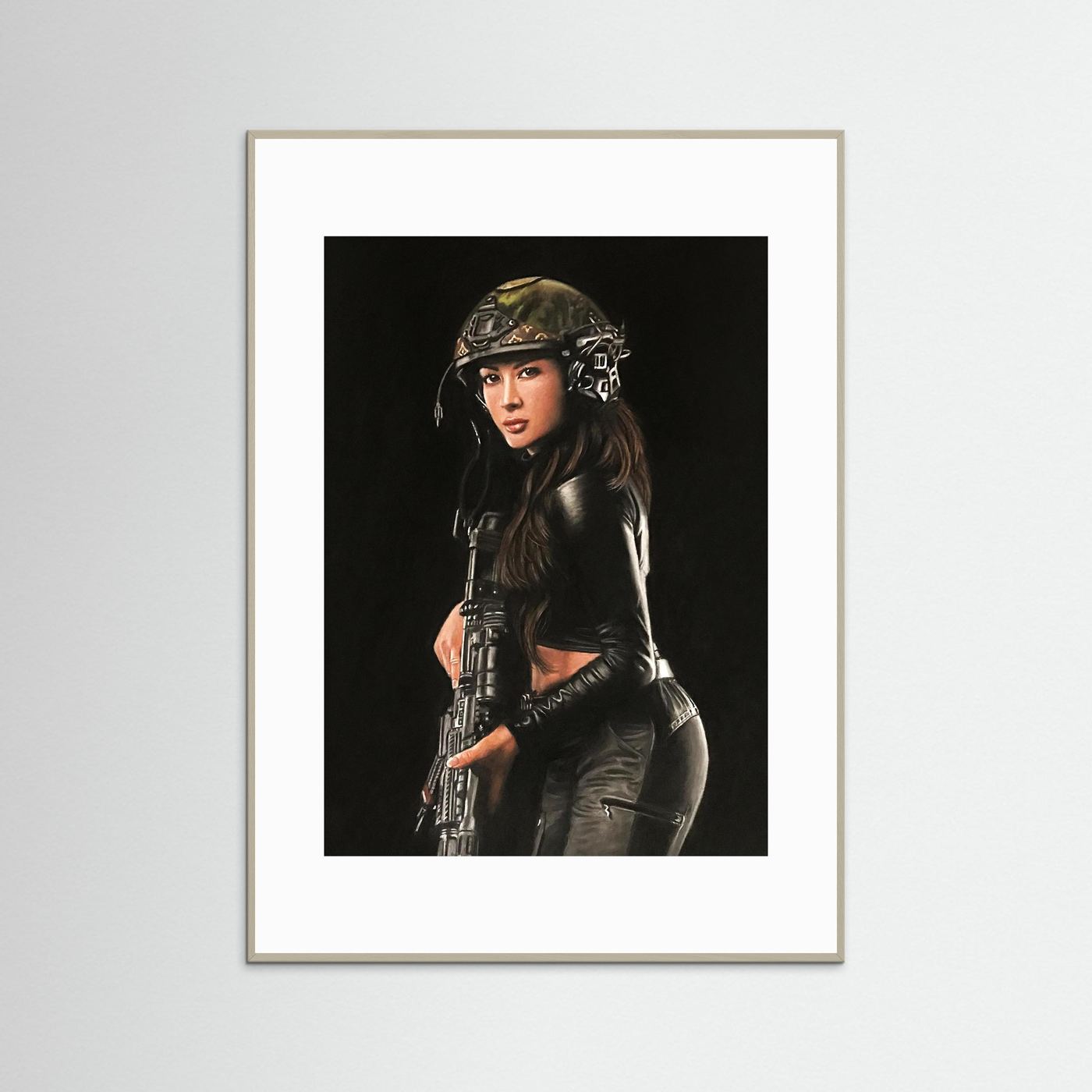 Shadow Hunter Framed Fine Art Print