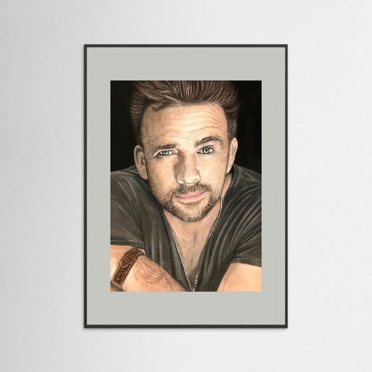 The Lifted Brow Framed Fine Art Print
