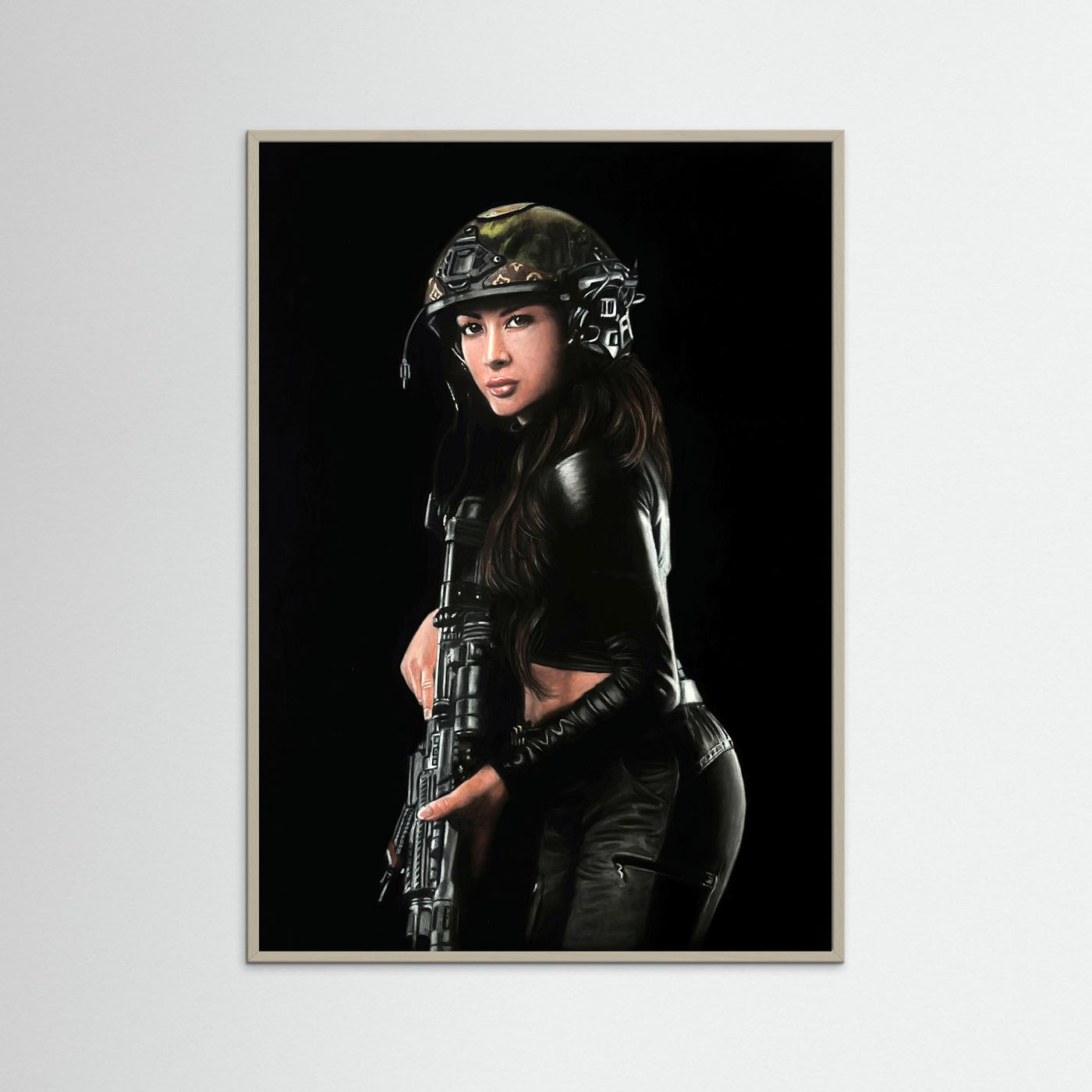 Shadow Hunter Framed Fine Art Print