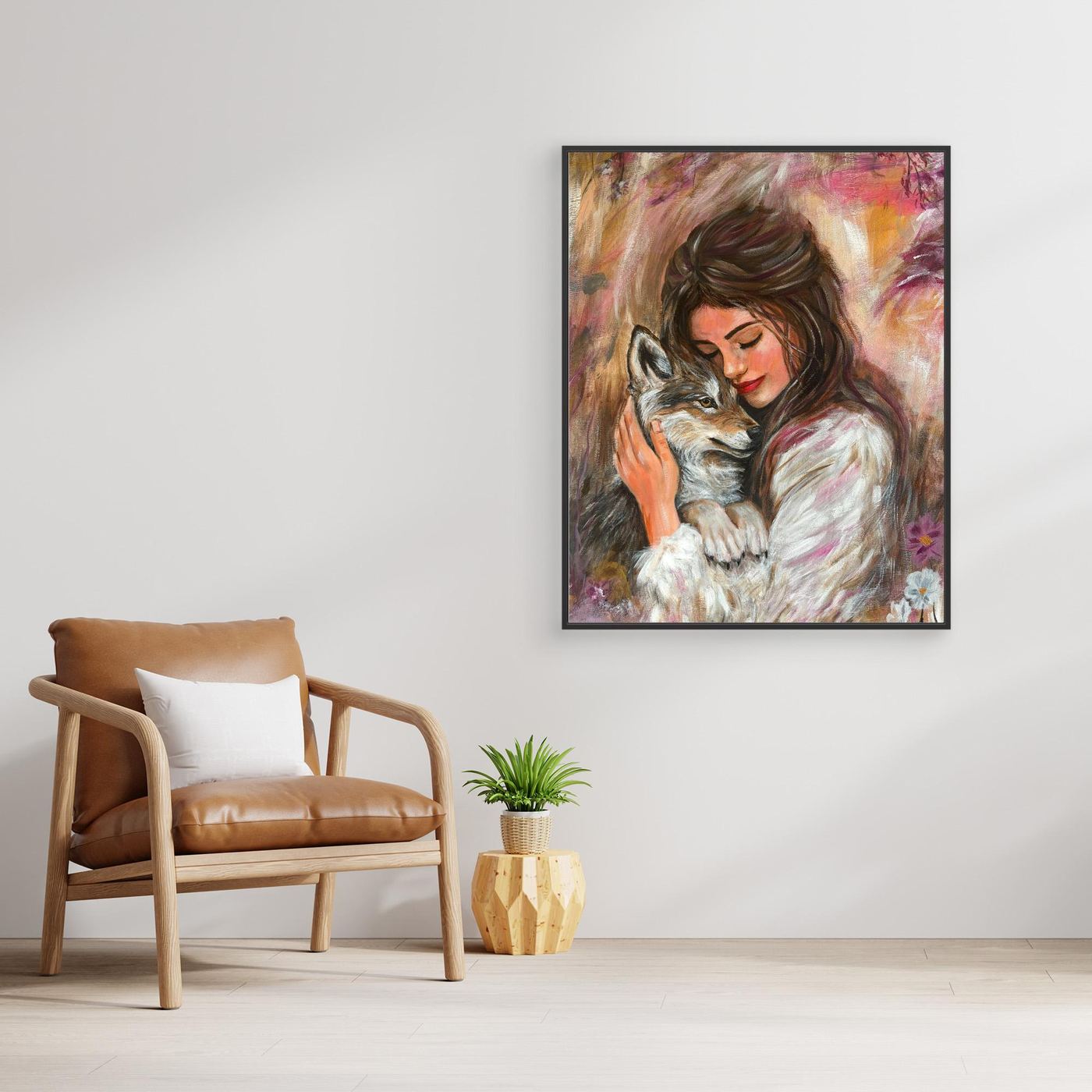  Where The Wild Finds Home Framed Canvas Print