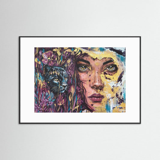 The Golden Tear Framed Fine Art Print