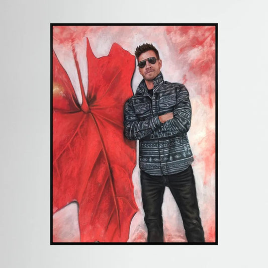 Echoes In Red Canvas Art Print