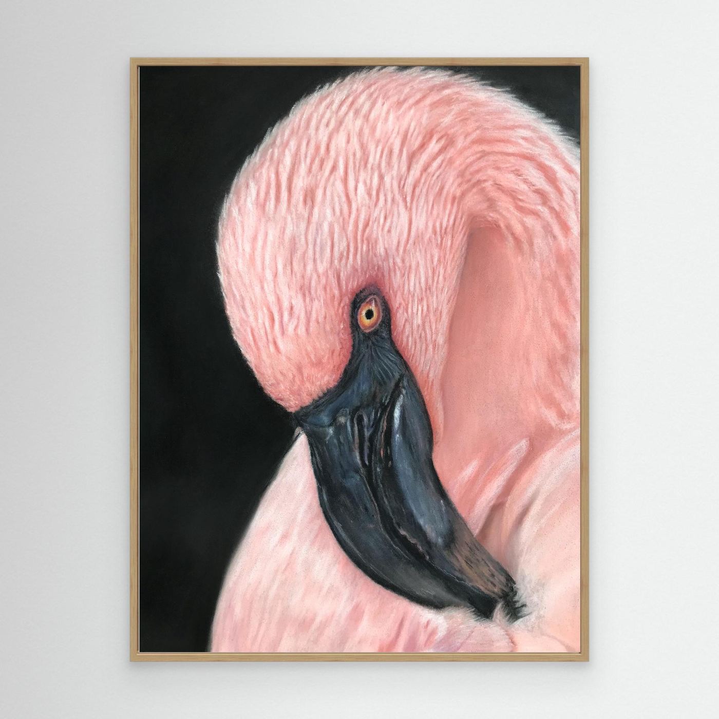 Flamingo Serenity Canvas Art Print