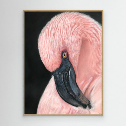 Flamingo Serenity Canvas Art Print