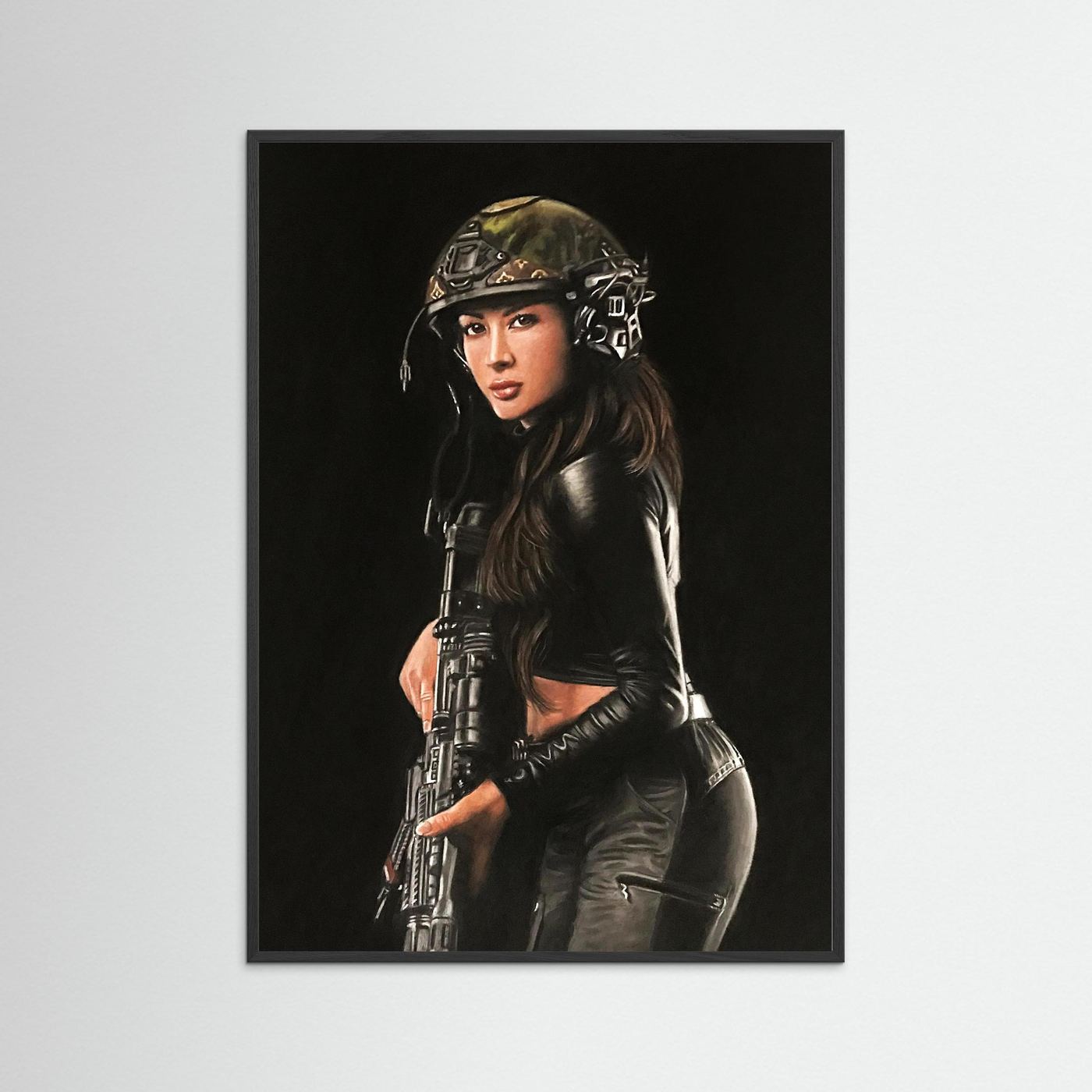 Shadow Hunter Framed Fine Art Print