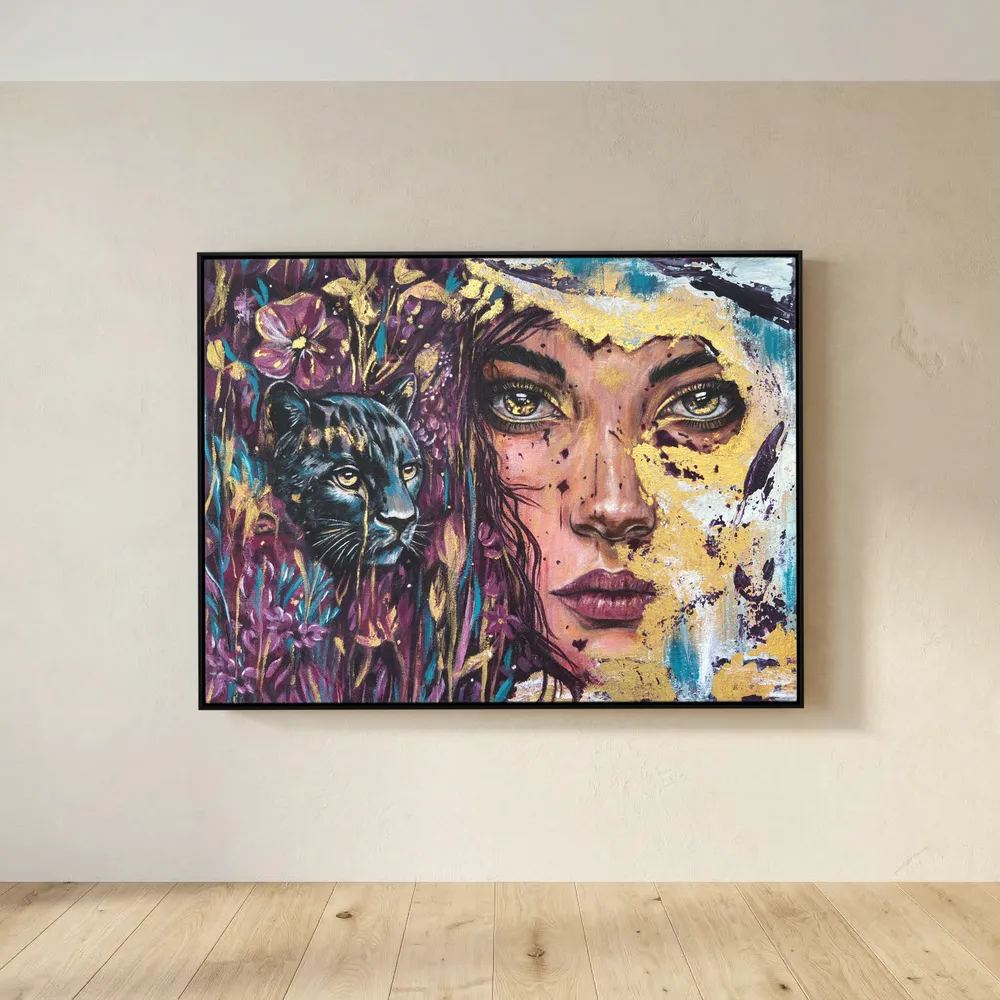 The Golden Tear Canvas Art Print