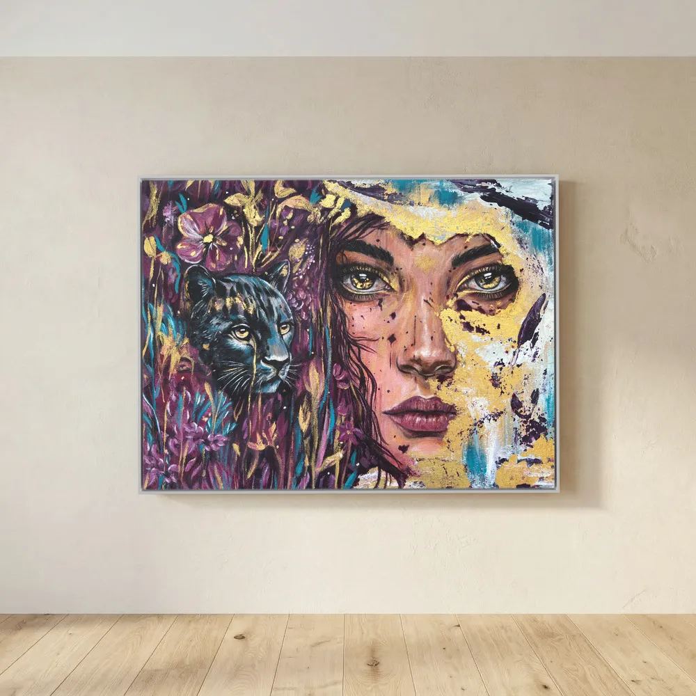 The Golden Tear Canvas Art Print
