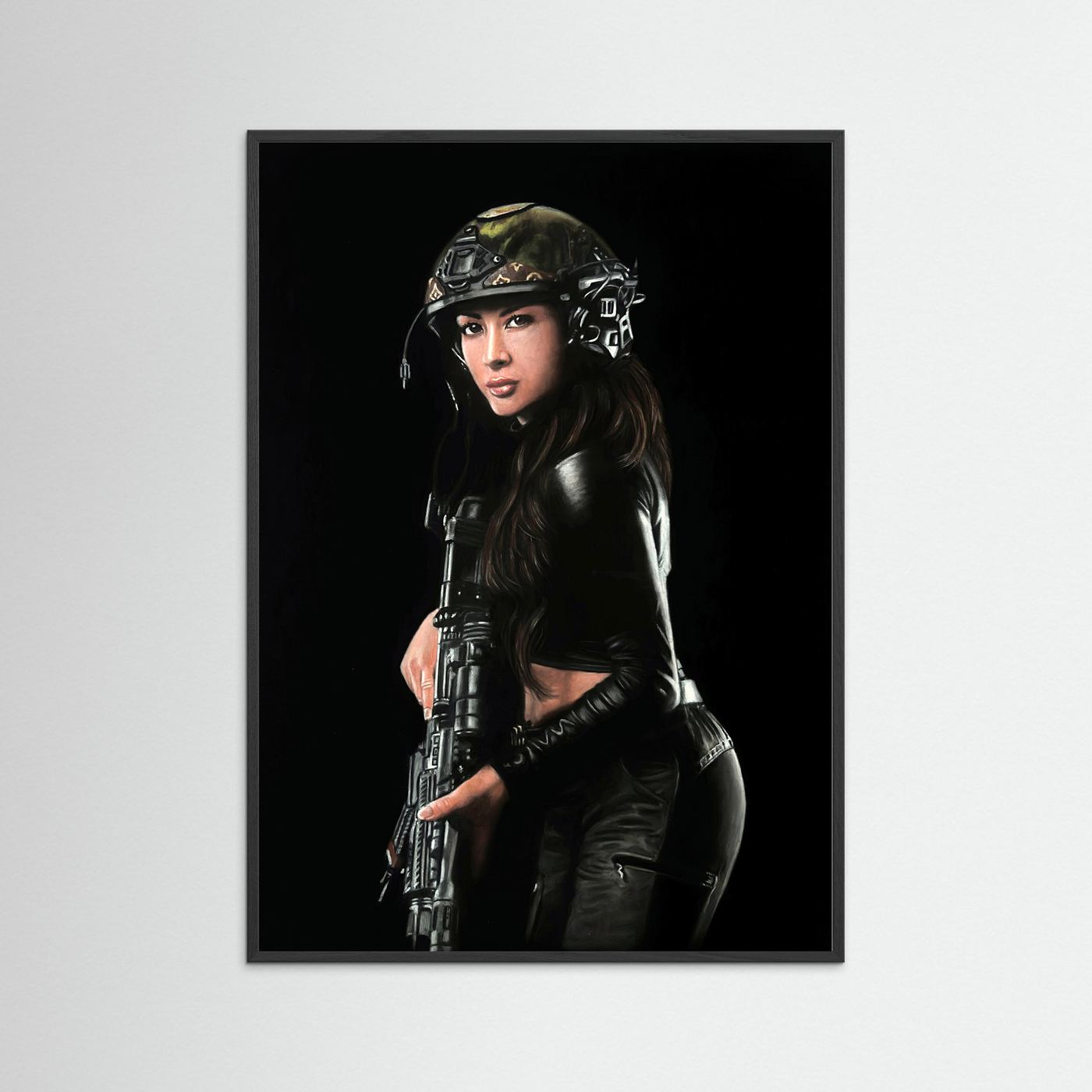 Shadow Hunter Framed Fine Art Print